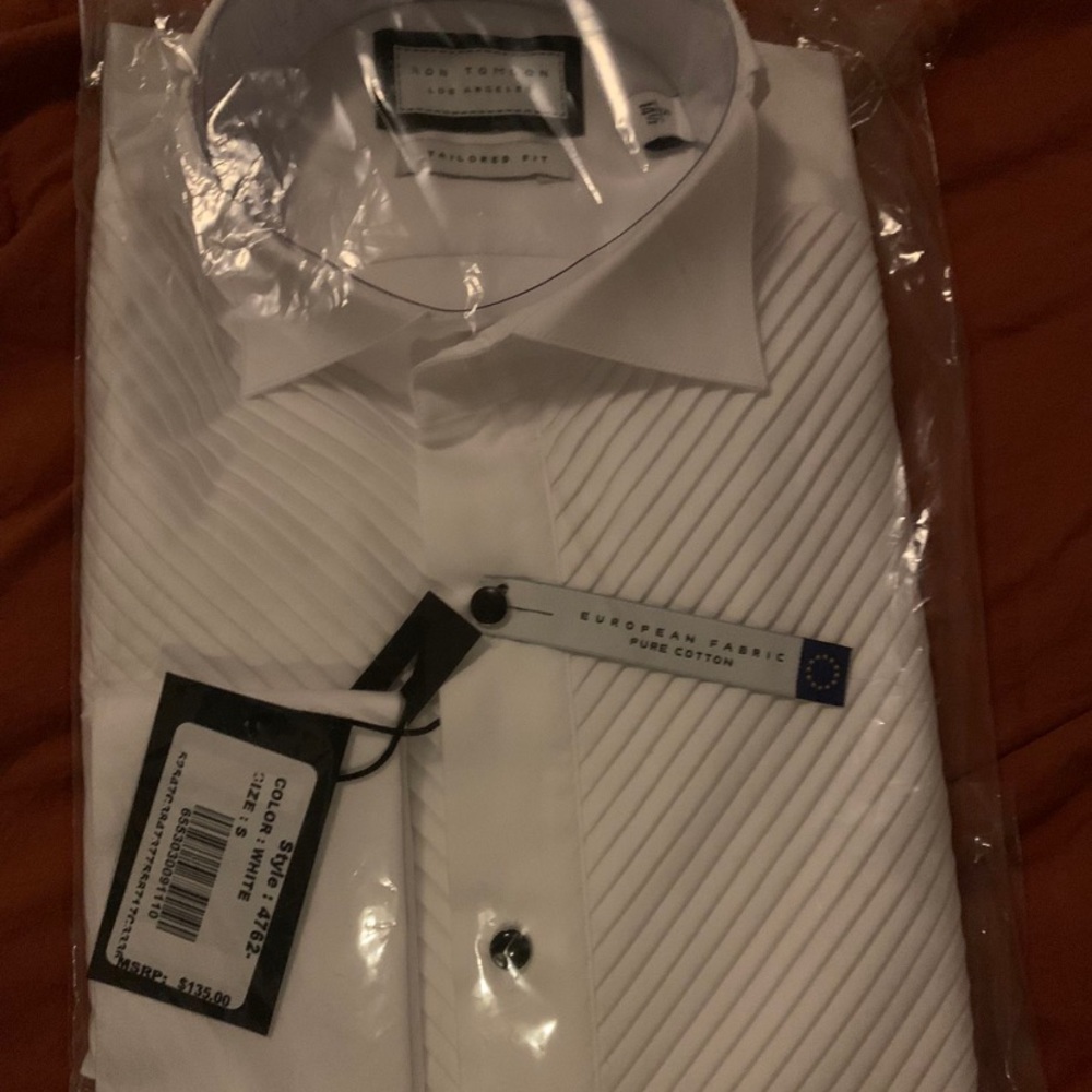 Ron Tomson dress shirts. Size small. Brand new